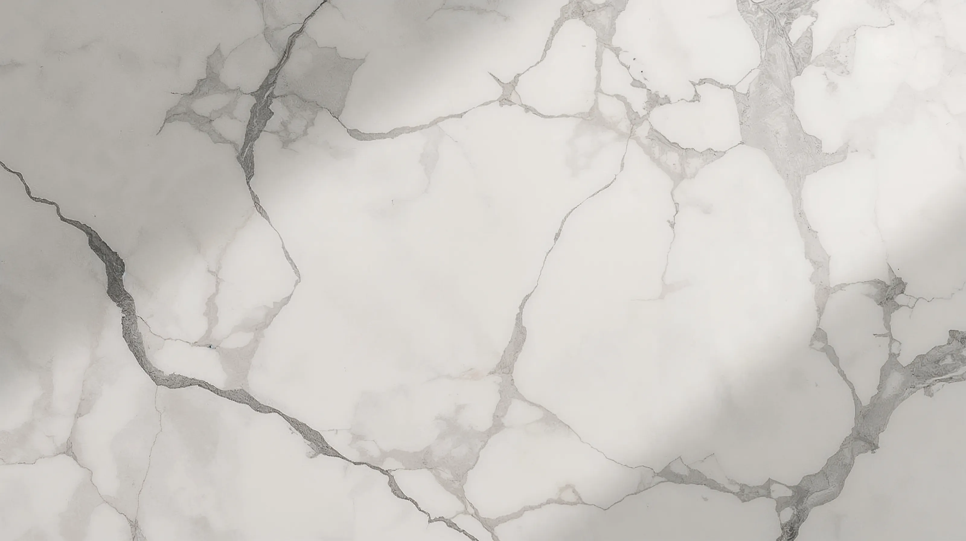 White marble with fine grey veining