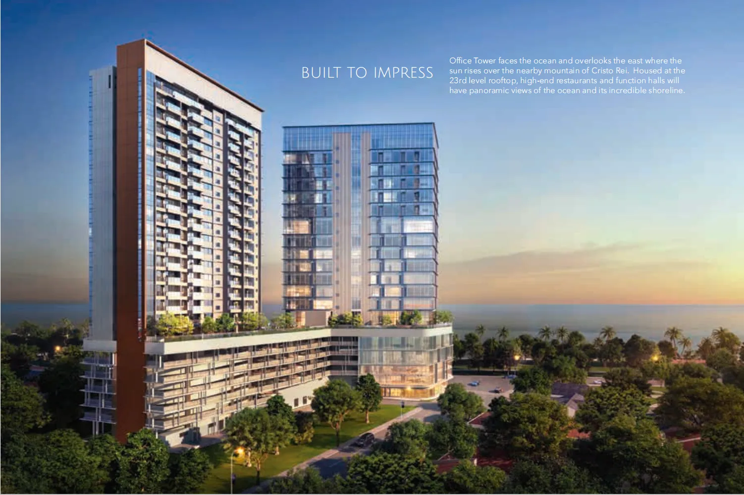 Architectural rendering of the Marina Square development